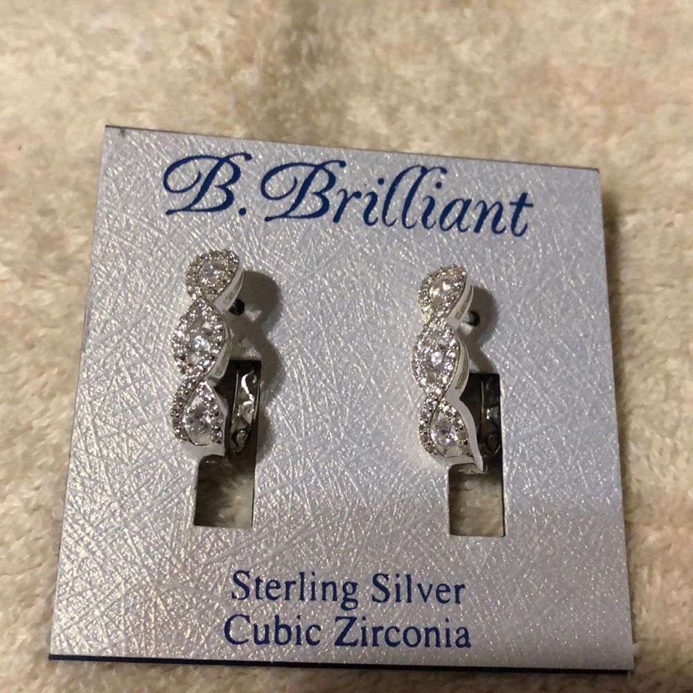Sterling silver earrings.